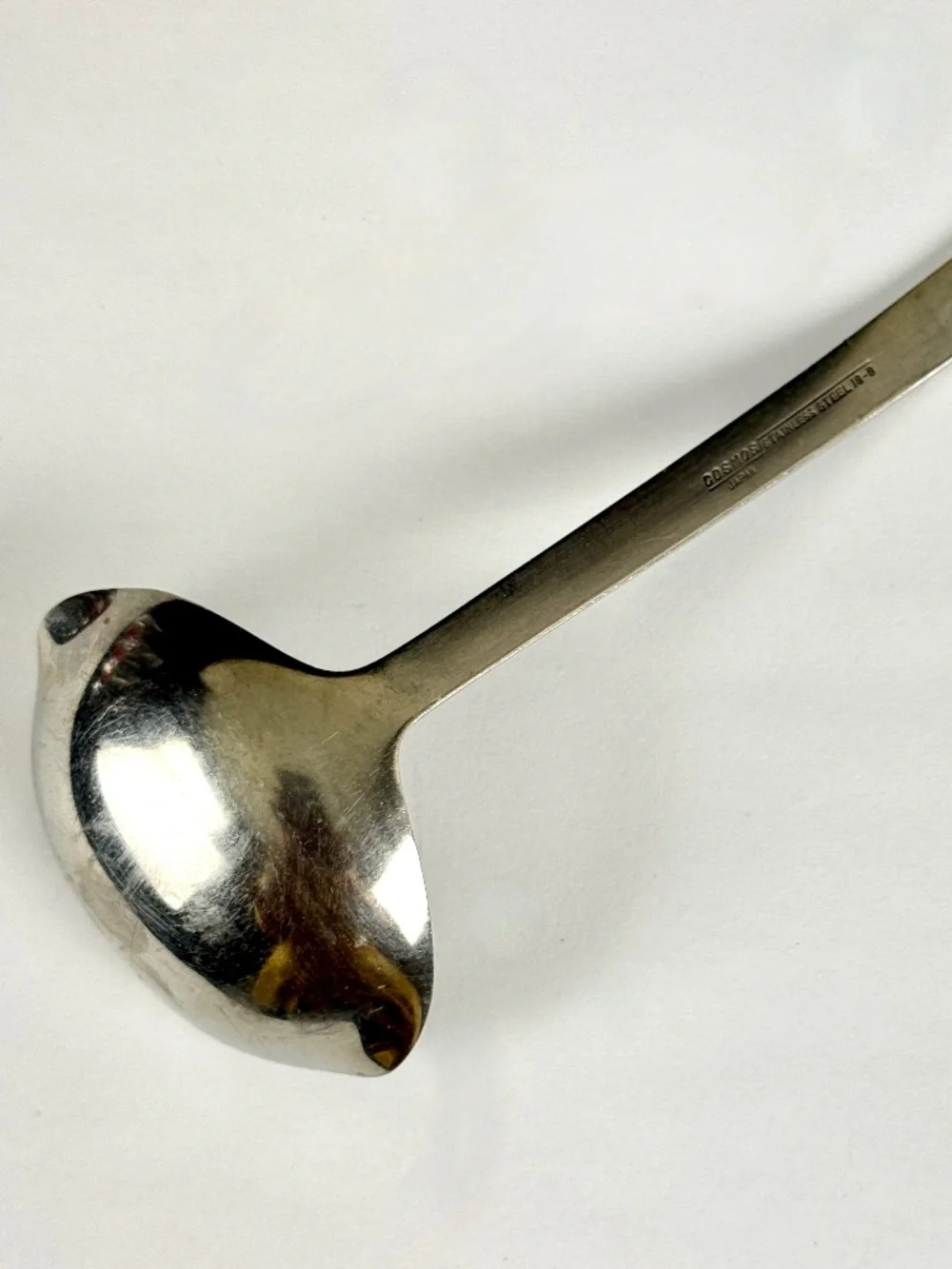 Vintage Cosmos CSM18 Stainless Steel Ladle Japan 18 8 Mid Century Modern EUC